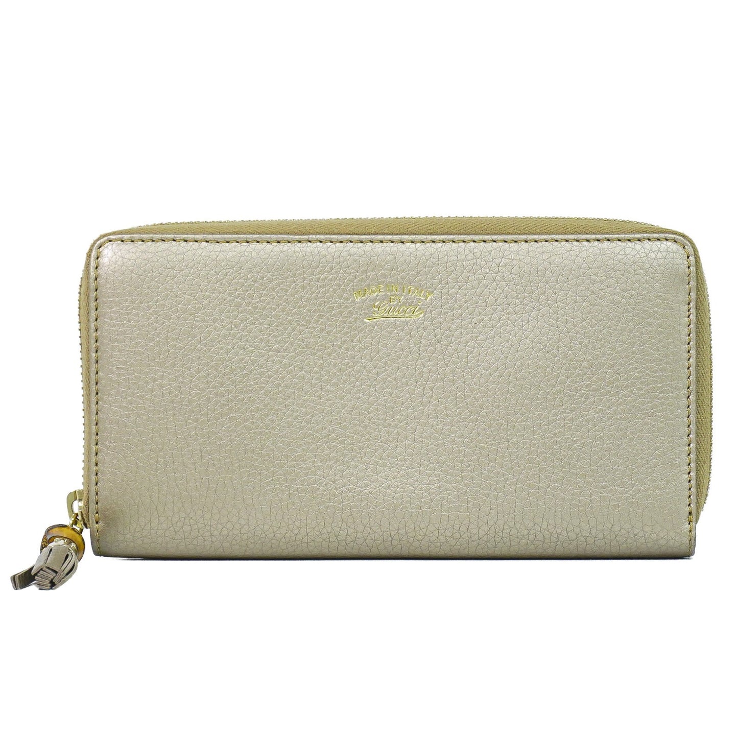 Gucci Bamboo Tassel Zip Leather Product Image