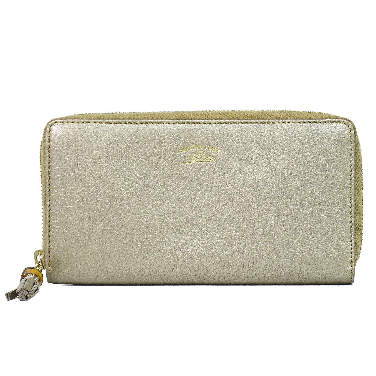 Gucci Bamboo Tassel Zip Leather Product Image