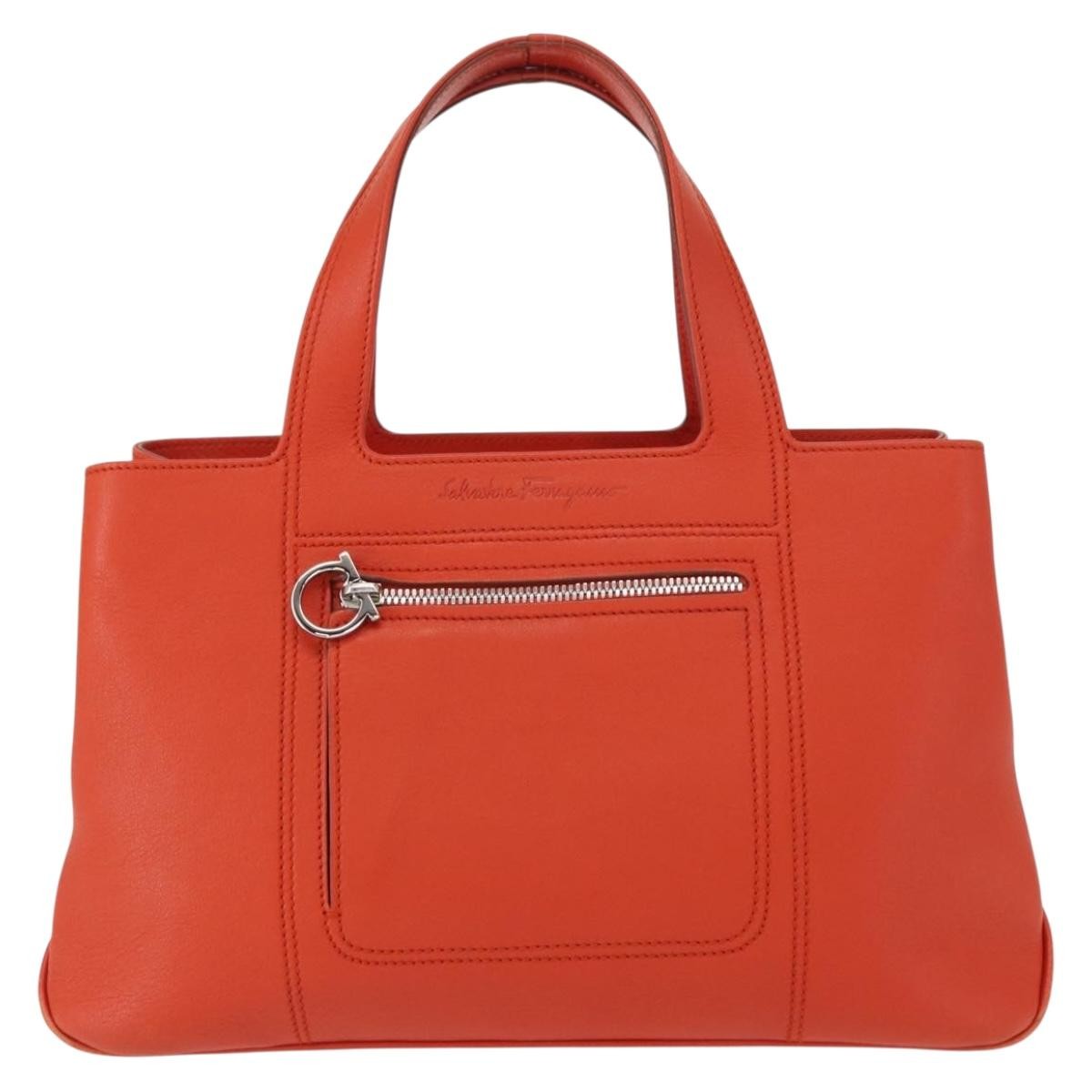 Salvatore Ferragamo Gancini handbag Leather Product Image