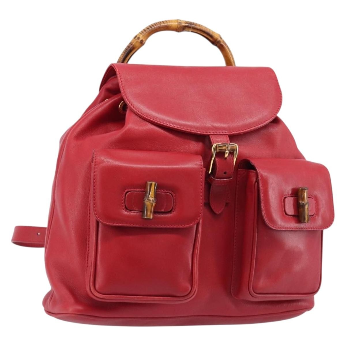 Gucci Vintage Bamboo Leather Medium