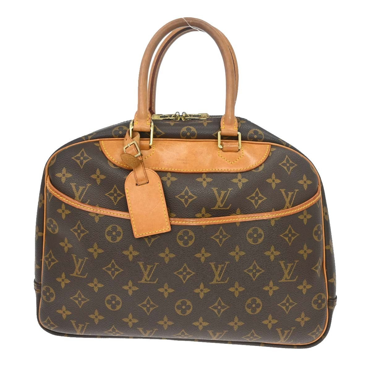 Louis Vuitton Deauville Handbag Monogram Canvas 34