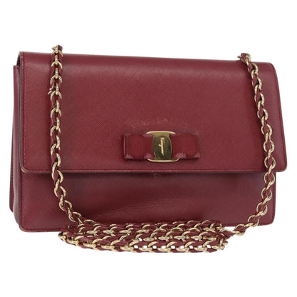 Salvatore Ferragamo Vala Chain Shoulder bag Leather Product Image