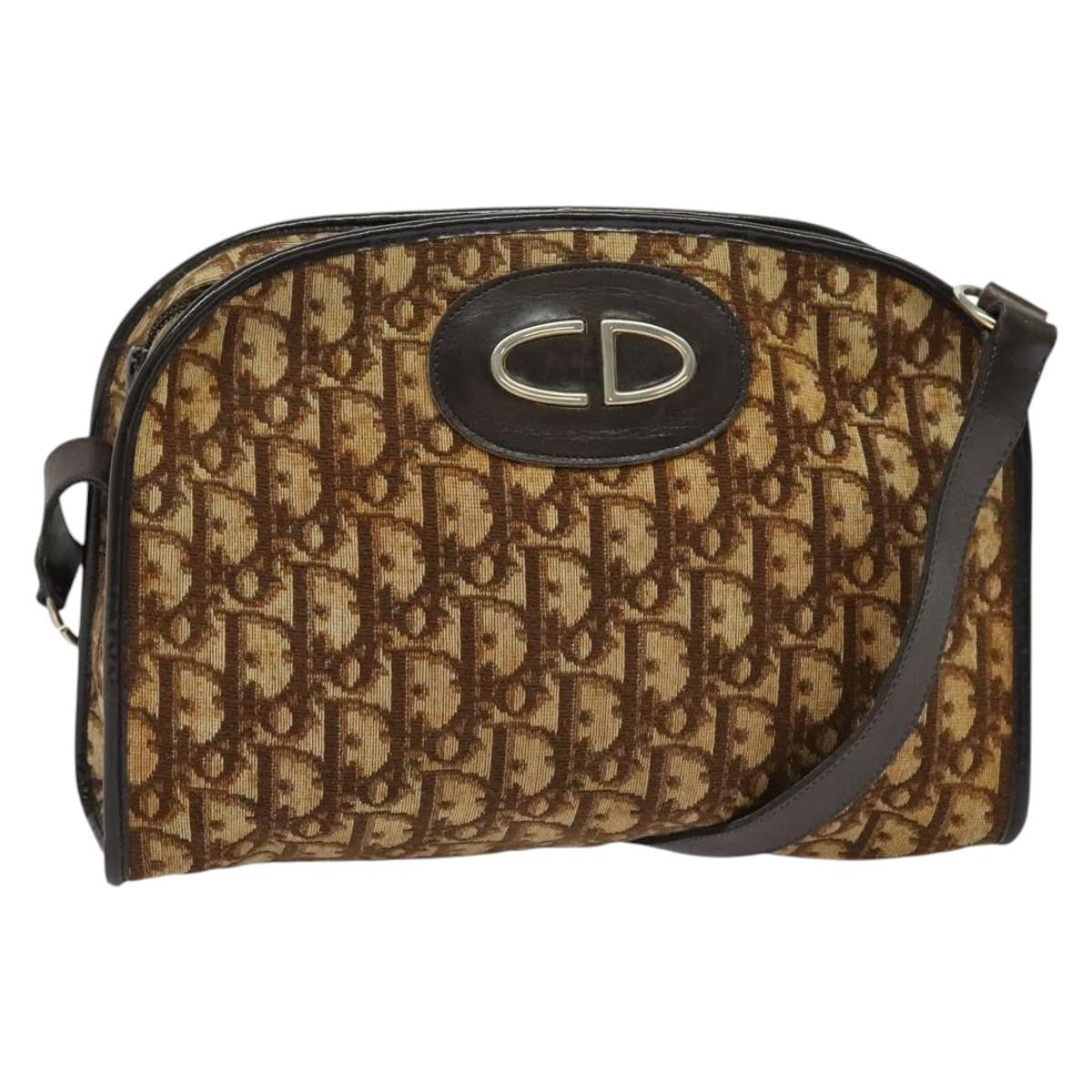 Christian Dior Vintage Trotter Shoulder Bag Canvas Product Image