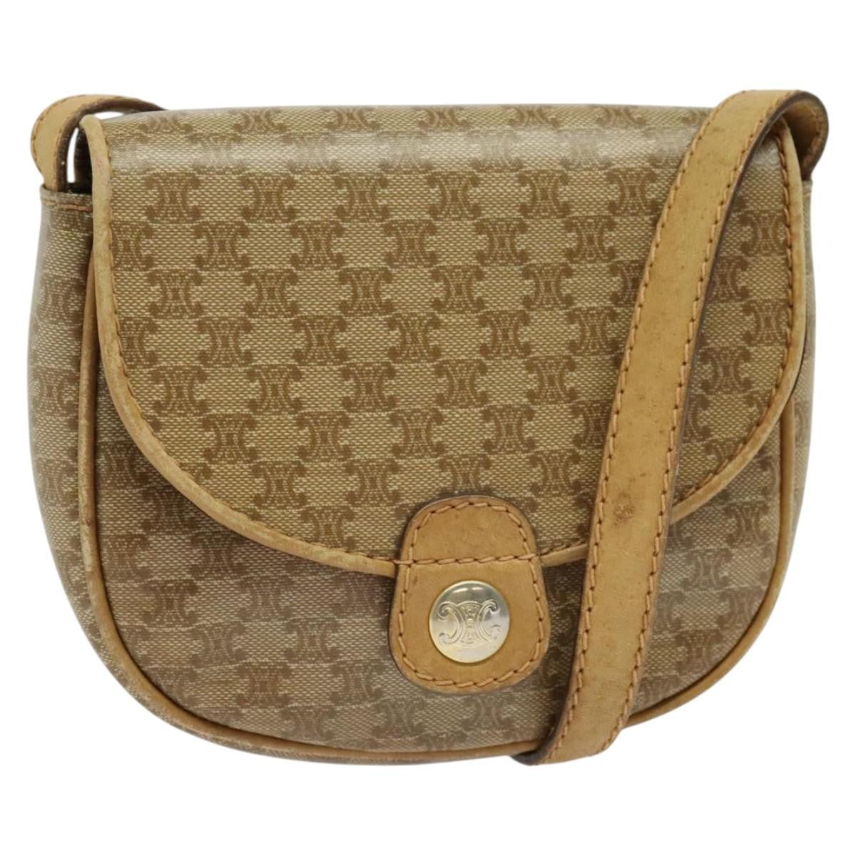 Celine Vintage Macadam Shoulder Bag Macadam Canva  Vinyl Product Image