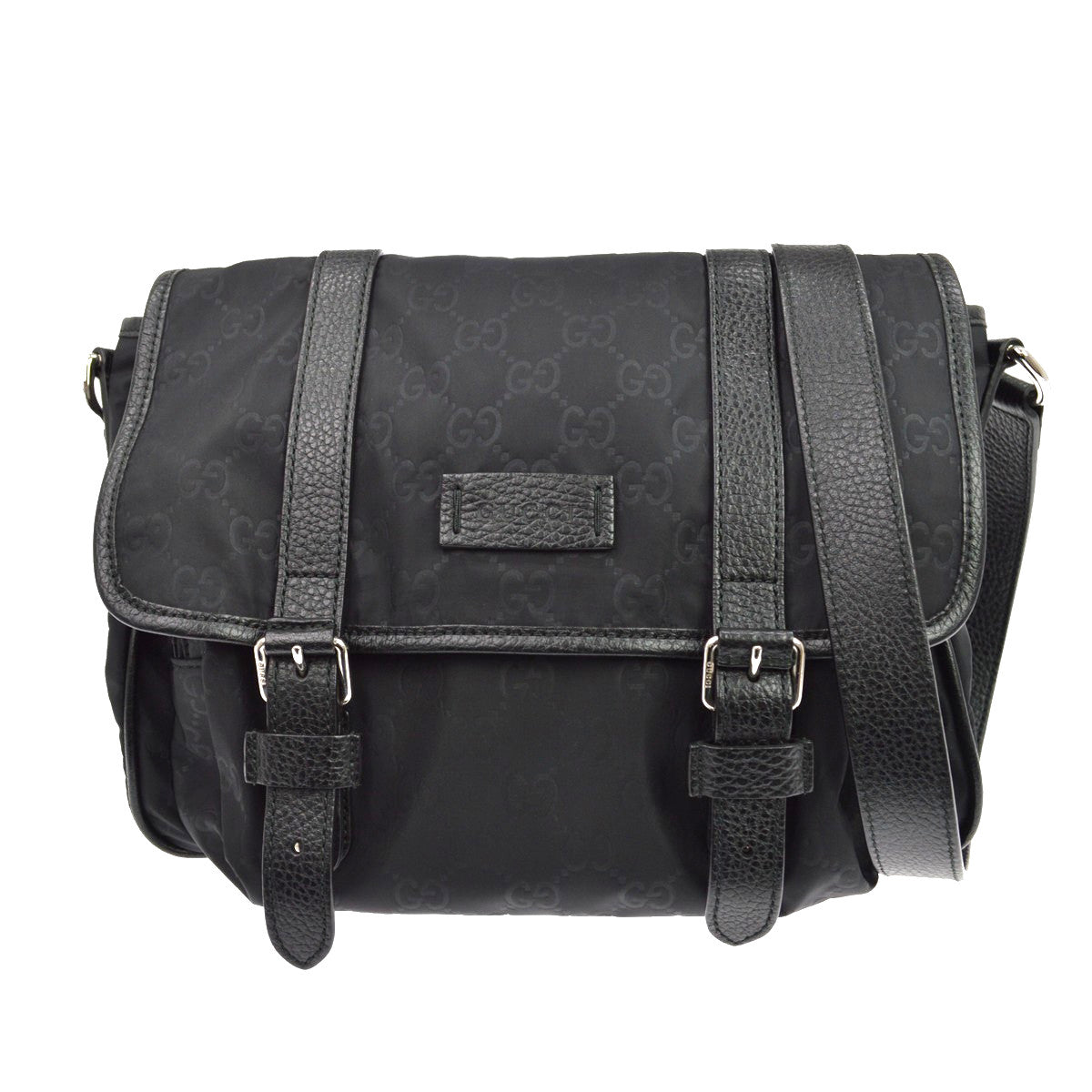 Gucci Buckle Messenger GG Canvas Medium