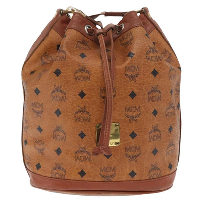 MCM Visetos Shoulder bag Canvas and Leather Product Image
