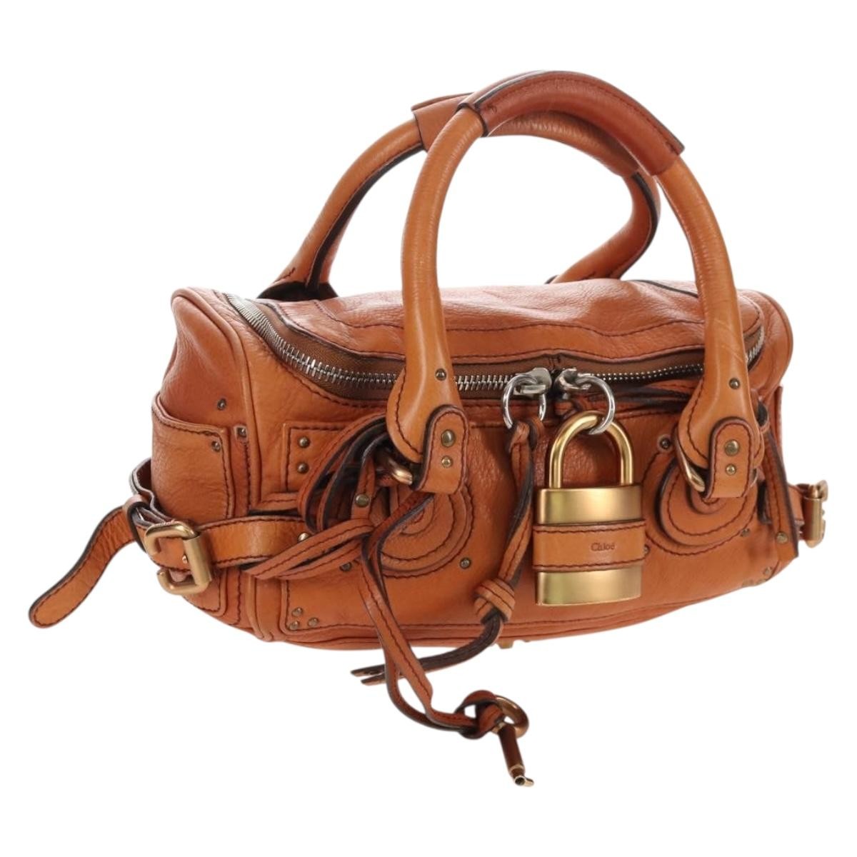 Chloe Paddington Lock Leather Medium