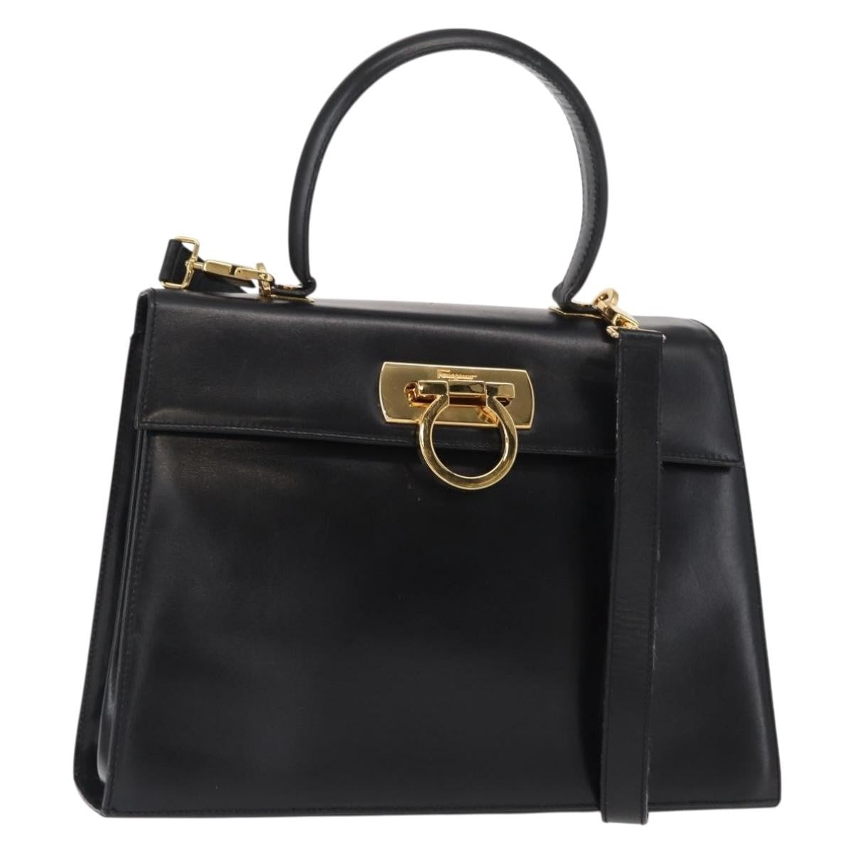 Salvatore Ferragamo Convertible Top Handle Bag Leather Product Image