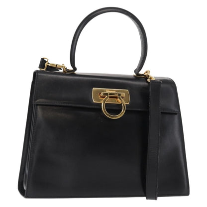 Salvatore Ferragamo Convertible Top Handle Bag Leather Product Image