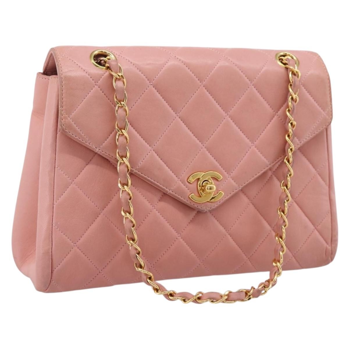 Chanel Vintage Envelope Flap Matelassé Lambskin Product Image