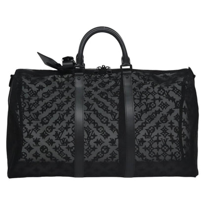 Louis Vuitton Keepall Bandouliere Bag Monogram See Through Mesh 50