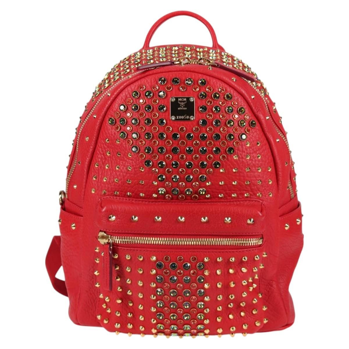 MCM Vintage Vicetos Backpack Leather Product Image