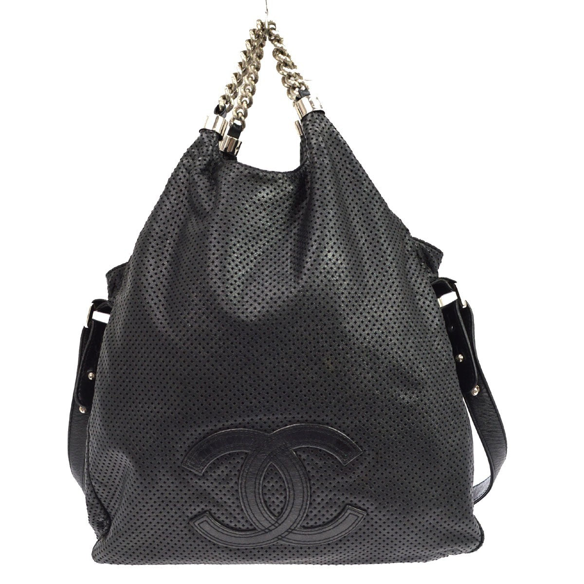 Chanel Rodeo Drive Hobo Perforated Leather Medium
