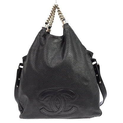 Chanel Rodeo Drive Hobo Perforated Leather Medium