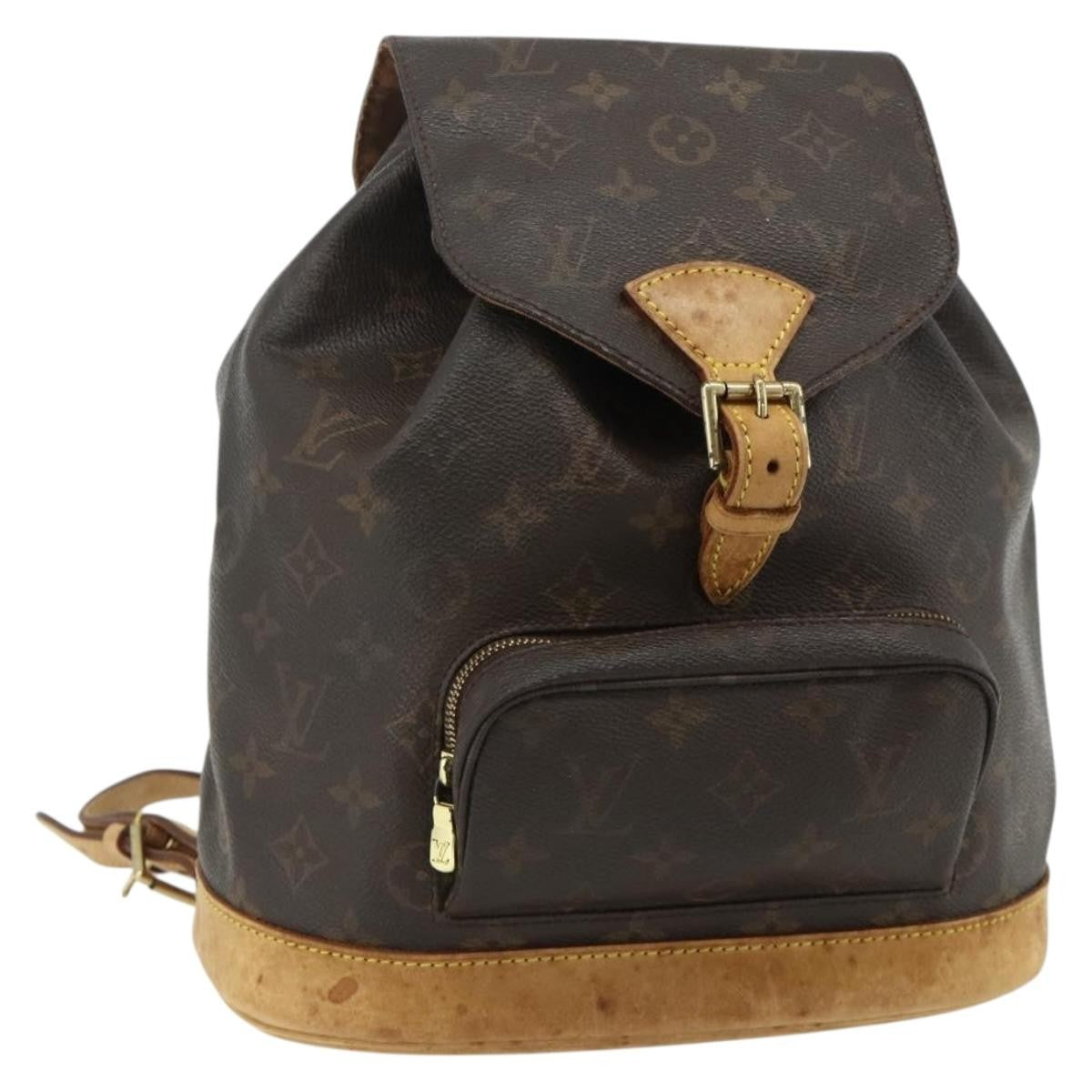 Louis Vuitton Vintage Montsouris Monogram Canvas MM