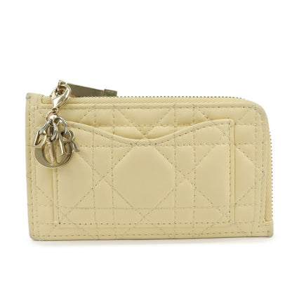 Christian Dior Lady Dior Card Holder Cannage Quilt Patent Product Image