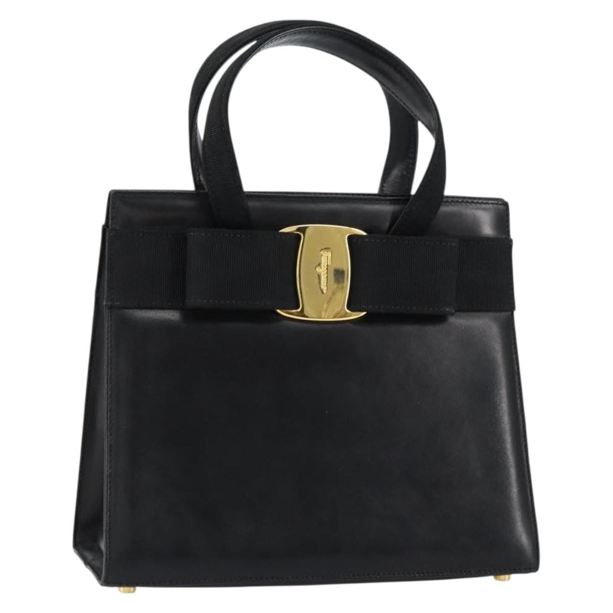 Salvatore Ferragamo Convertible Vara Bow Tote Leather Small