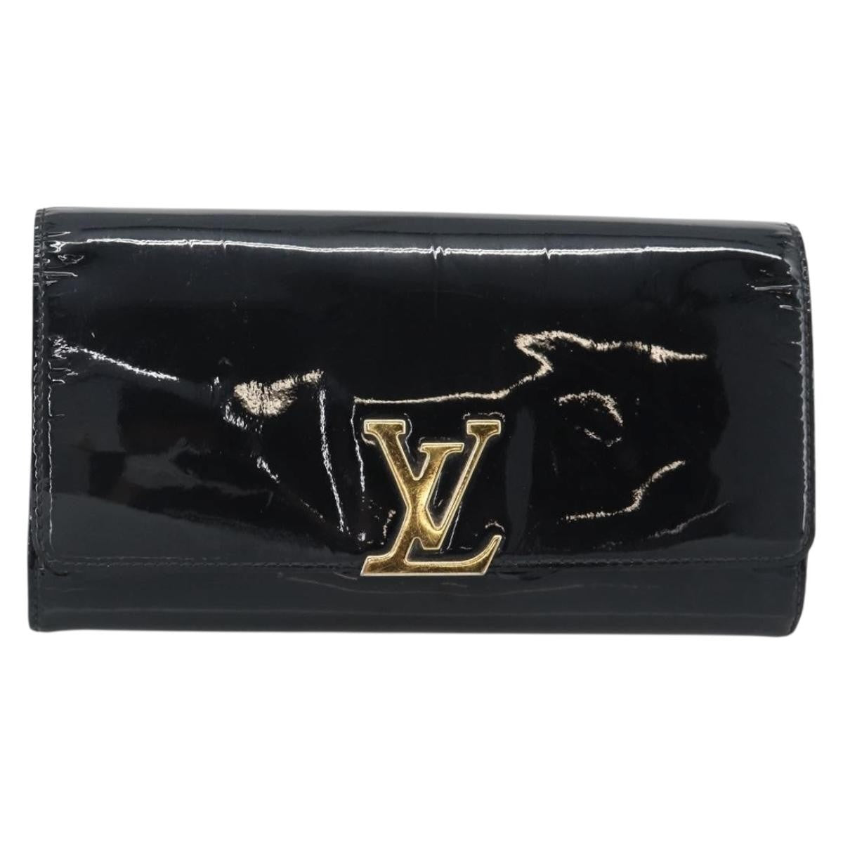 Louis Vuitton Louise Clutch Patent Long