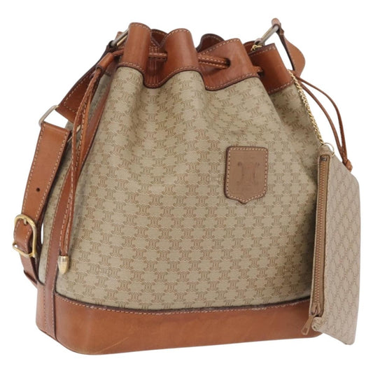 Celine Macadam Shoulder Canvas Medium