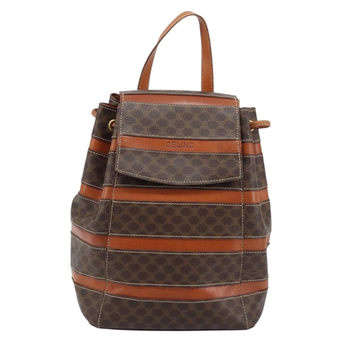 Celine Vintage Macadam Canvas and Leather Product Image