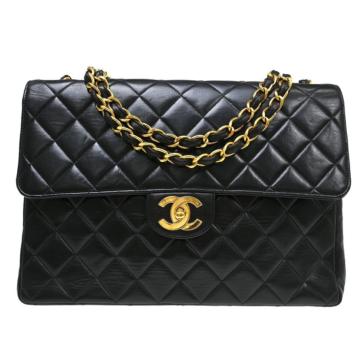 Chanel Flap Chain Shoulder Bag Quilted Satin Small