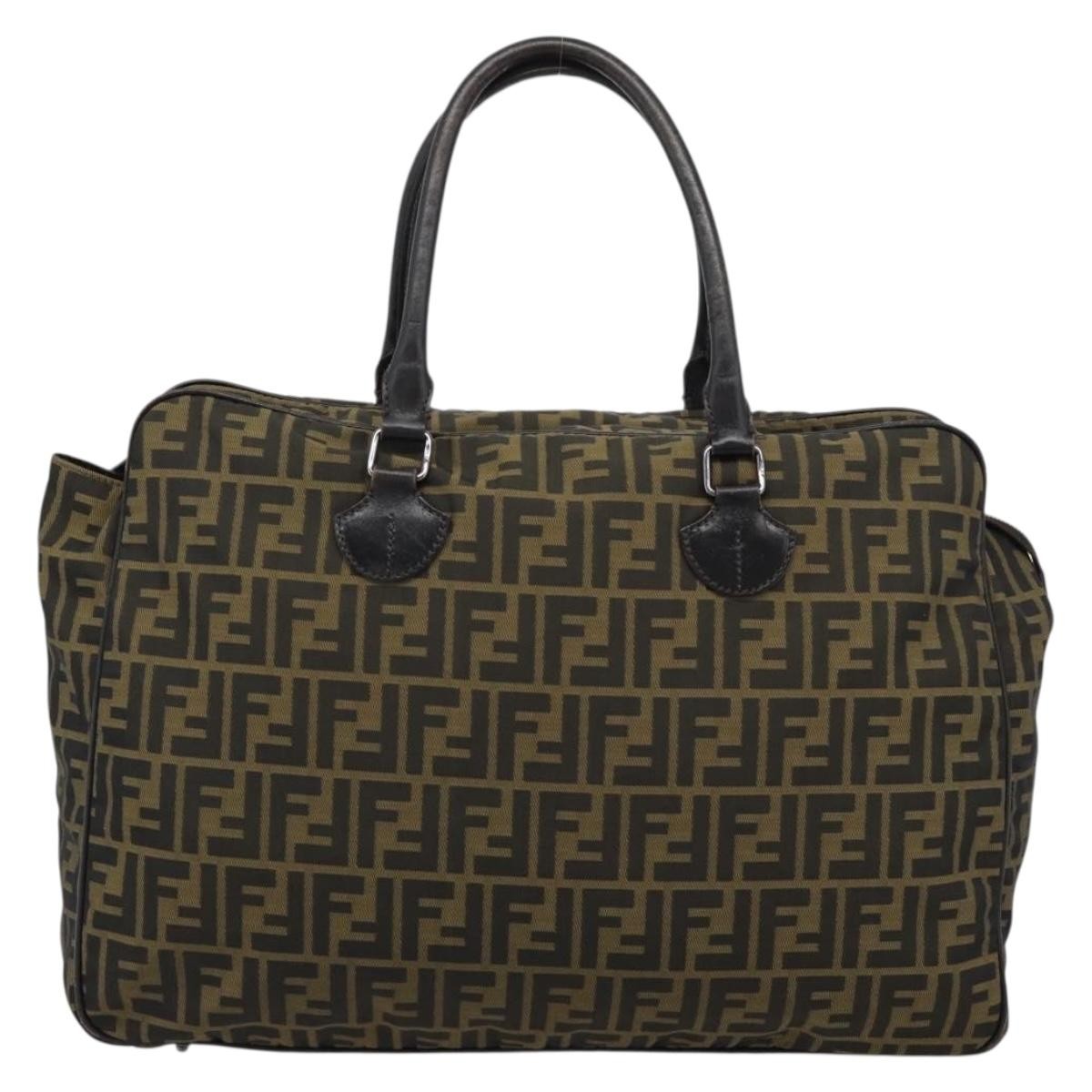 Fendi Vintage Zip Tote Zucca Canvas Medium