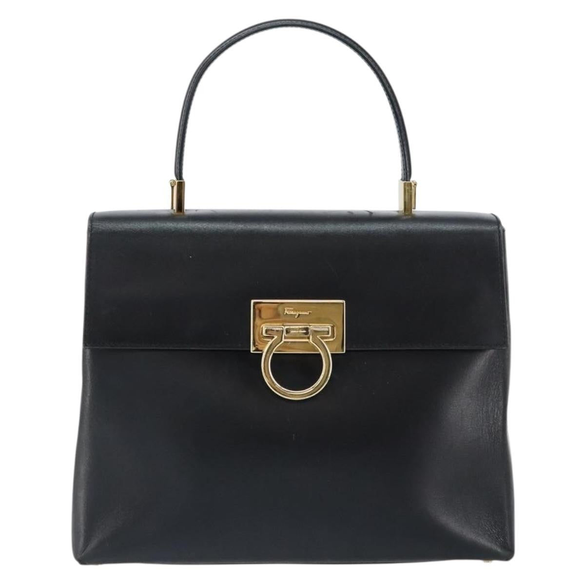 Salvatore Ferragamo Gancini Convertible Top Handle Leather Medium