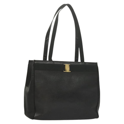 Salvatore Ferragamo Vintage Vara Bow Tote Lizard Embossed Leather Medium