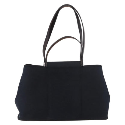 Hermes Cabag Elan Toile and Leather 39