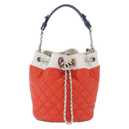 Chanel Cuba Drawstring Bucket Quilted Lambskin Small