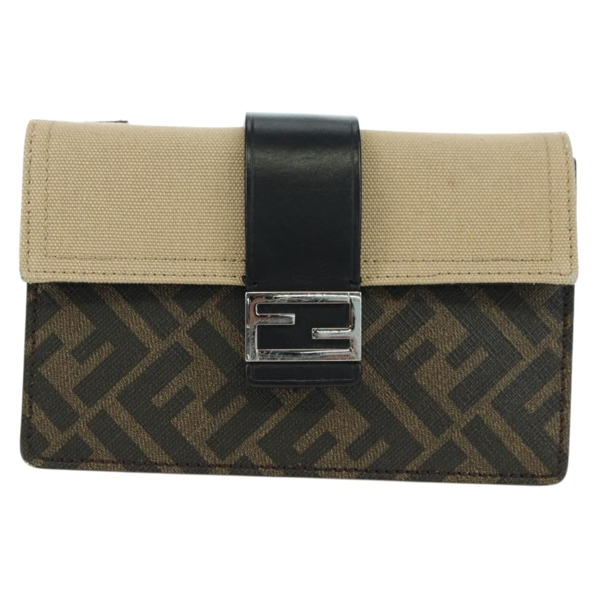 Fendi Baguette Zucca Canvas with Leather Product Image