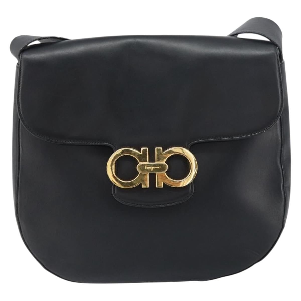 Salvatore Ferragamo Gancini Shoulder Bag Leather Product Image