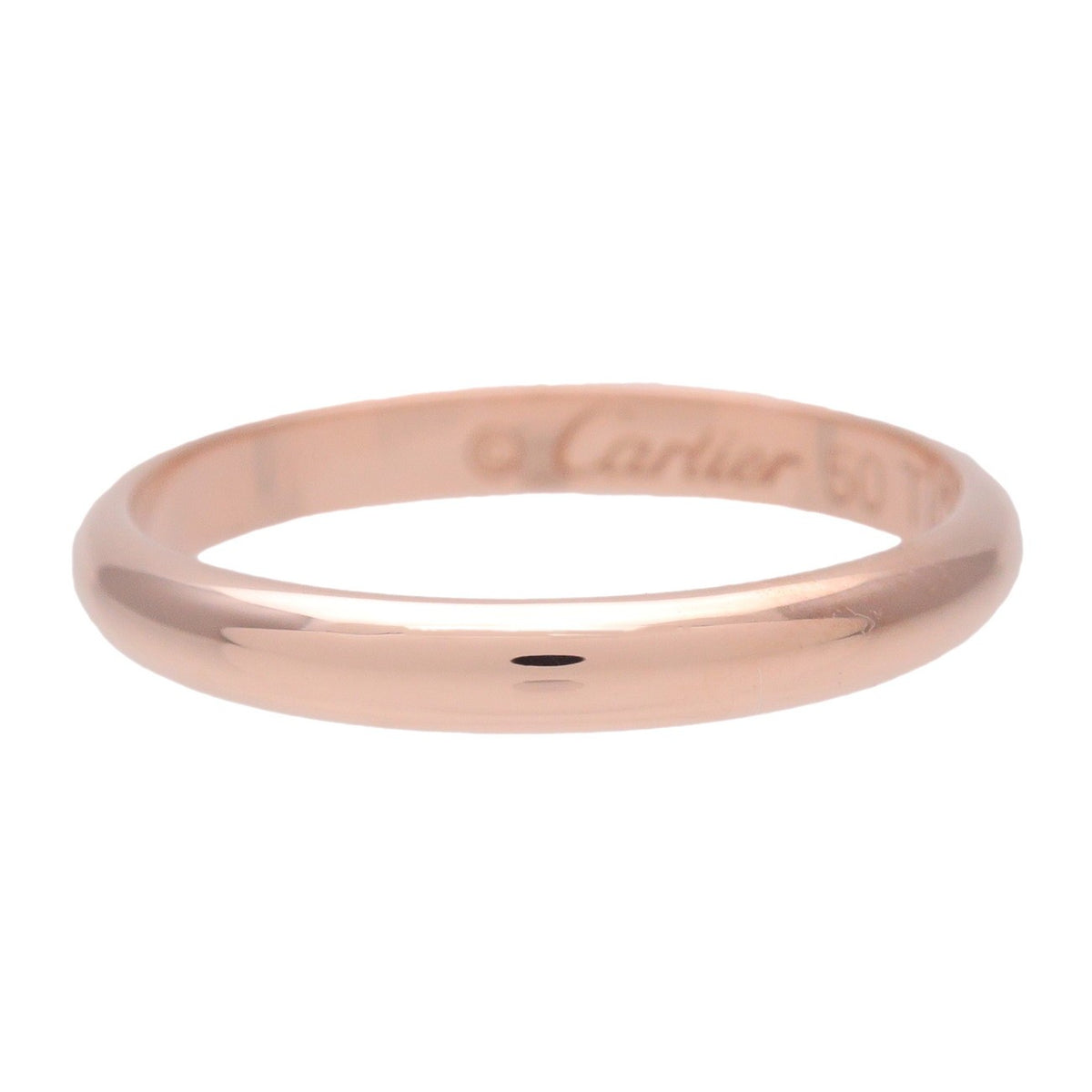 Cartier 1895 Wedding Band 18K Rose Gold 2.5mm