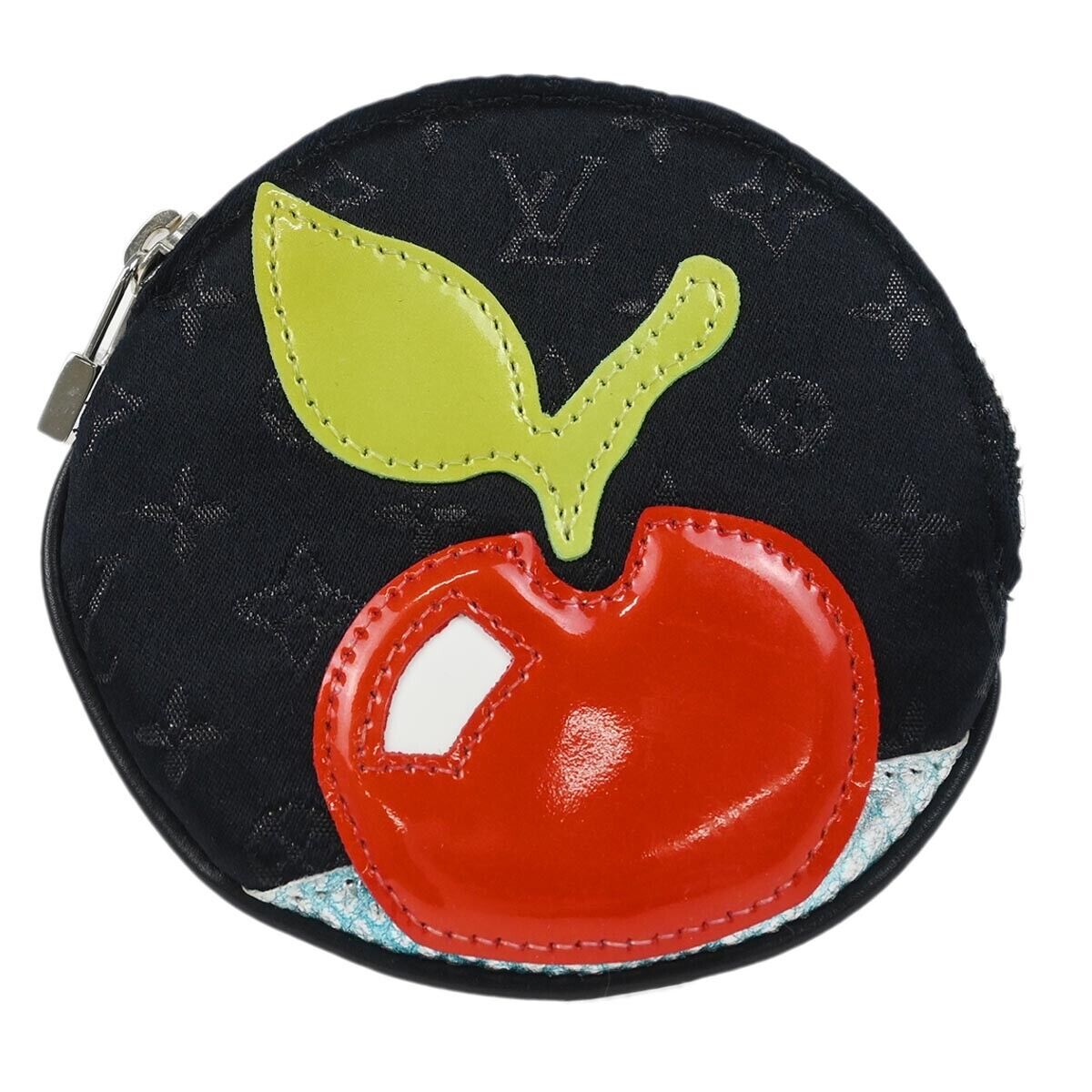 Louis Vuitton Round Coin Purse Limited Edition Monogram Silk Product Image