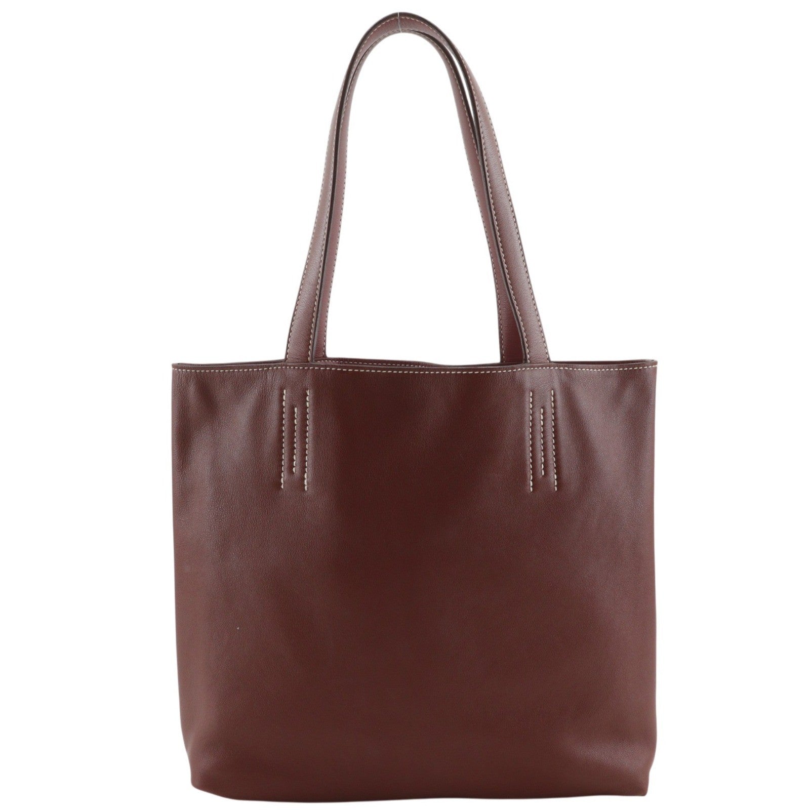 Hermes Double Sens Tote Veau Sikkim 28