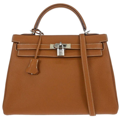 Hermes Kelly Brown Togo with Palladium Hardware 32