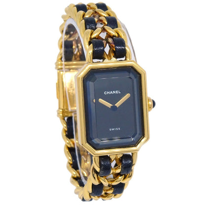 Chanel Premiere Rock Quartz Plated Metal and Leather 20