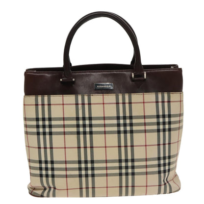 Burberry Nova Check Tote Canvas and Leather Product Image