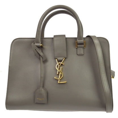 Saint Laurent Monogram Cabas Leather Medium