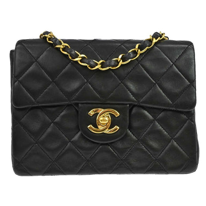 Chanel Vintage Square Classic Single Flap Quilted Lambskin Mini