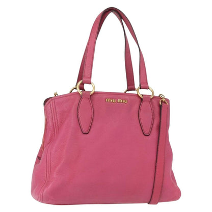 Miu Miu Phenix Convertible Tote Leather Medium