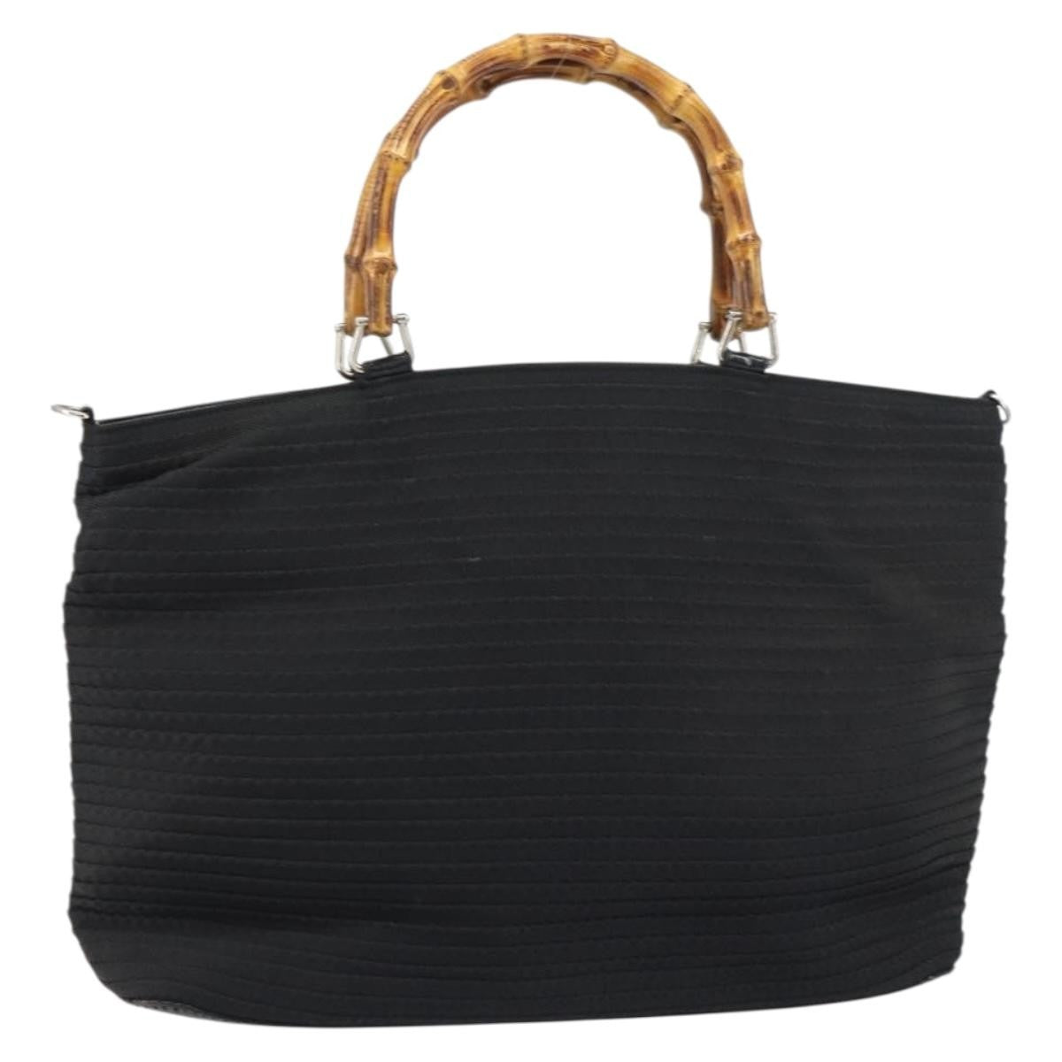 Gucci Vintage Bamboo Handle Bag Nylon Product Image