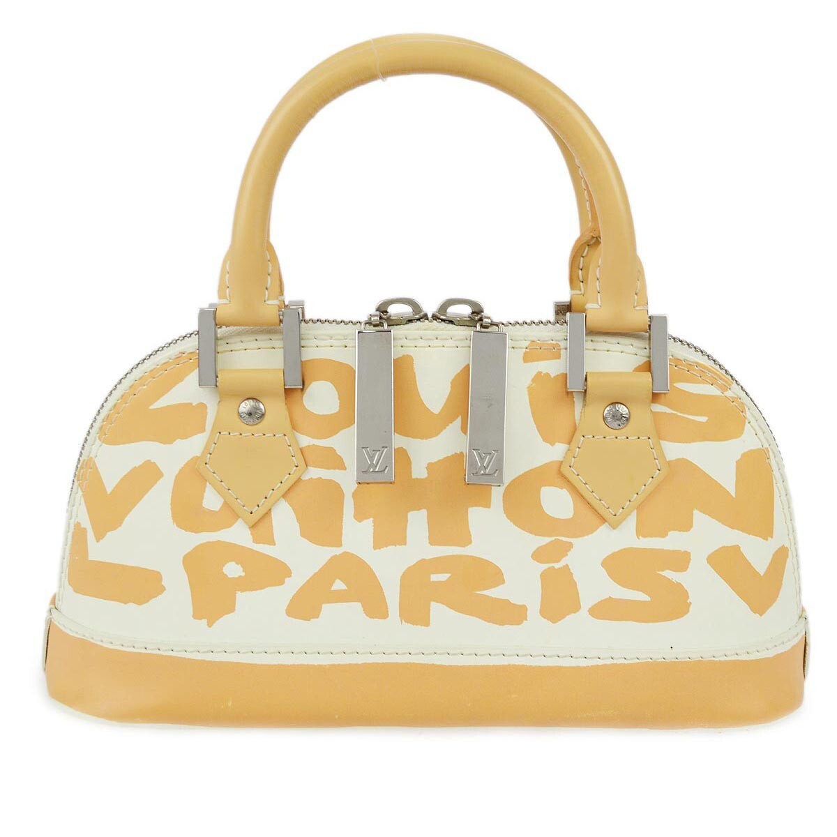 Louis Vuitton Alma Handbag Limited Edition Graffiti Leather Horizontal