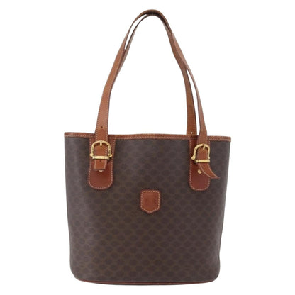 Celine Vintage Macadam Tote bag Canvas and Leather Product Image