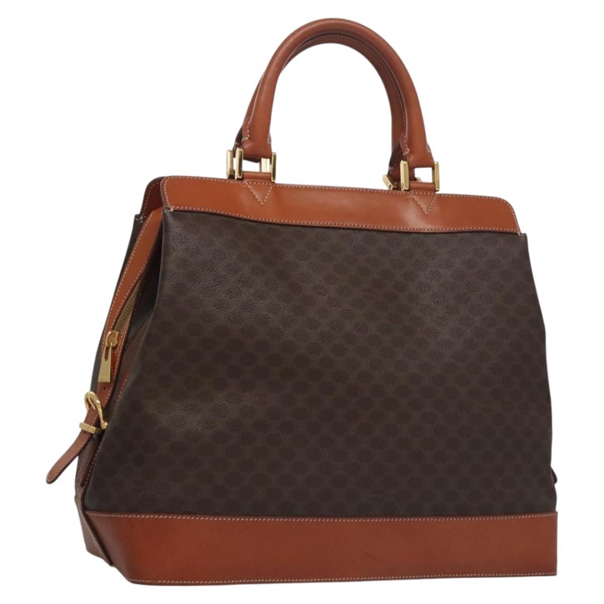 Celine Vintage Macadam Tote bag Canvas and Leather Product Image