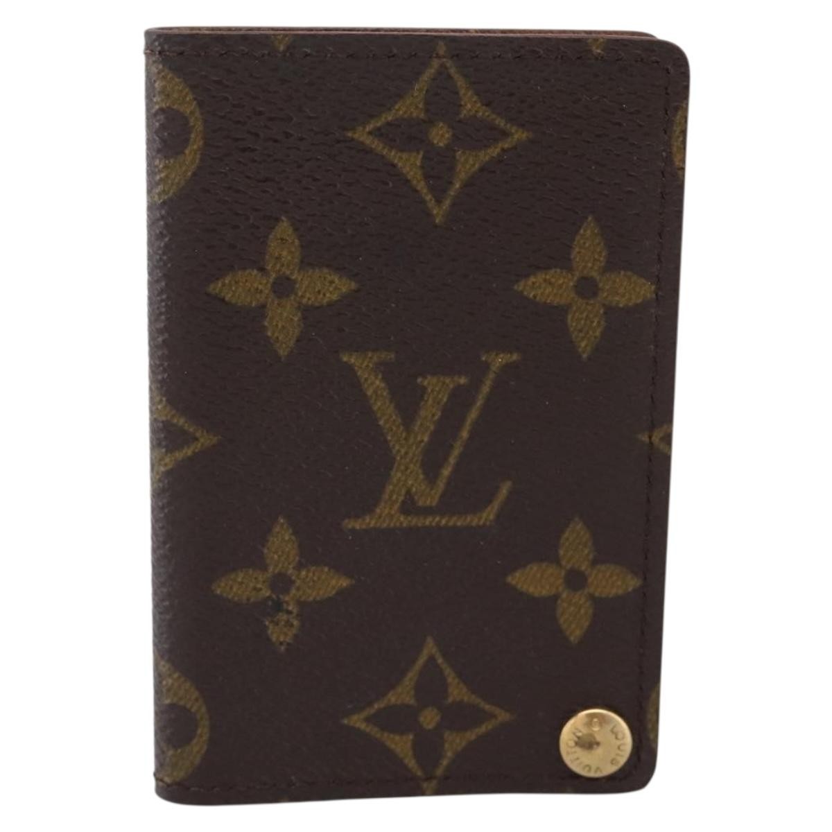 Louis Vuitton Porte Cartes Pression Card Case Monogram Canvas Product Image