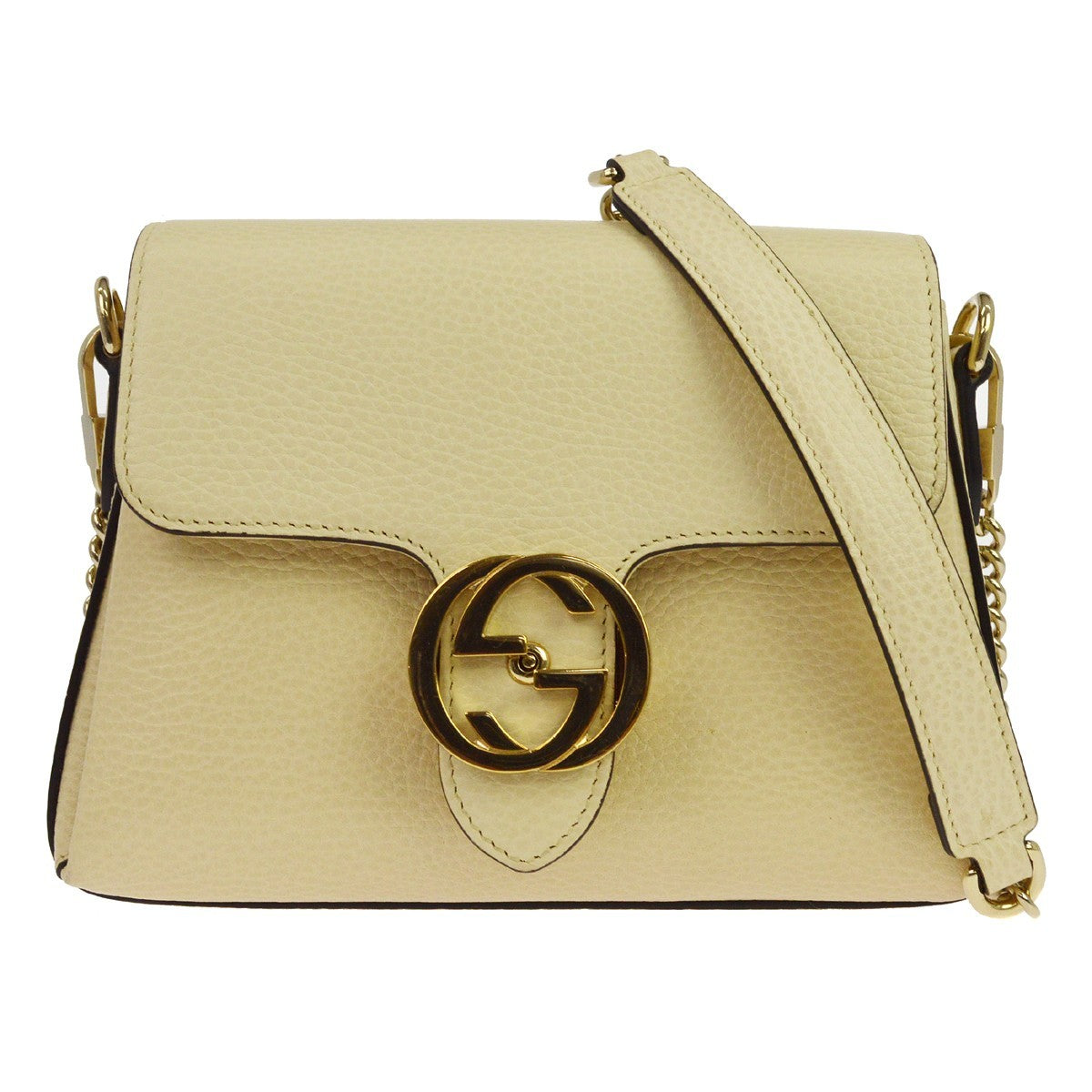 Gucci Interlocking Chain Leather Small