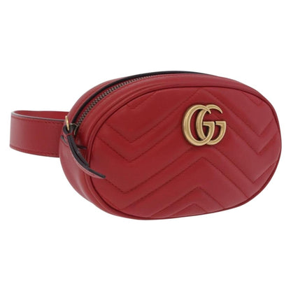 Gucci GG Marmont Belt Matelasse Leather Product Image