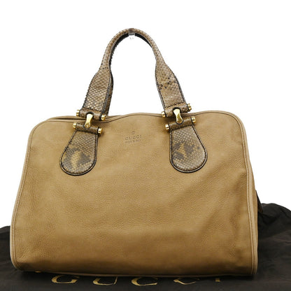 Gucci Twice Satchel Nubuck with Python Product Image