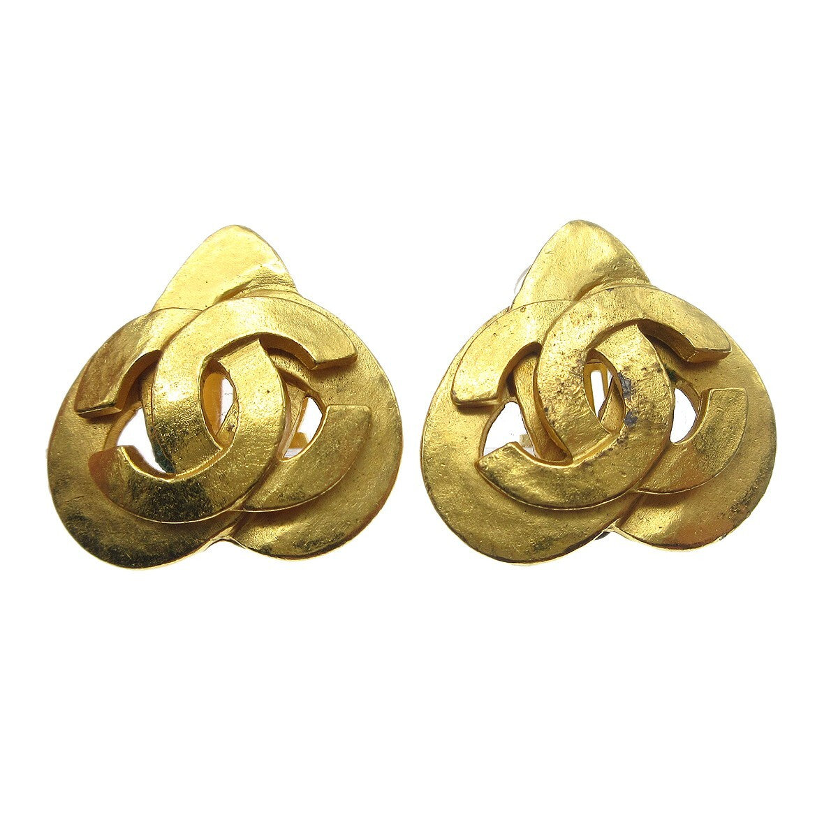Chanel CC logo heart Gold-plated Product Image
